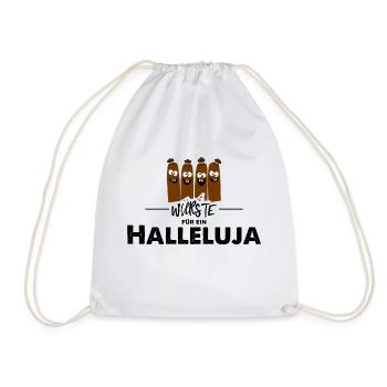 4Würste für ein Halleluja - Turnbeutel - Weiß - Vorne