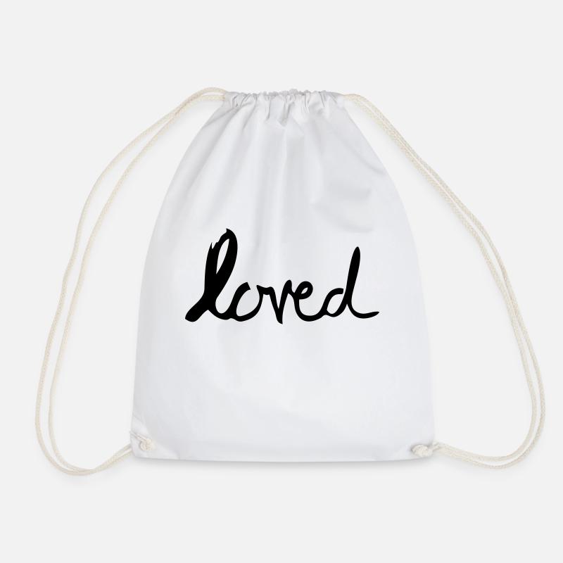 loved - Turnbeutel - Weiß