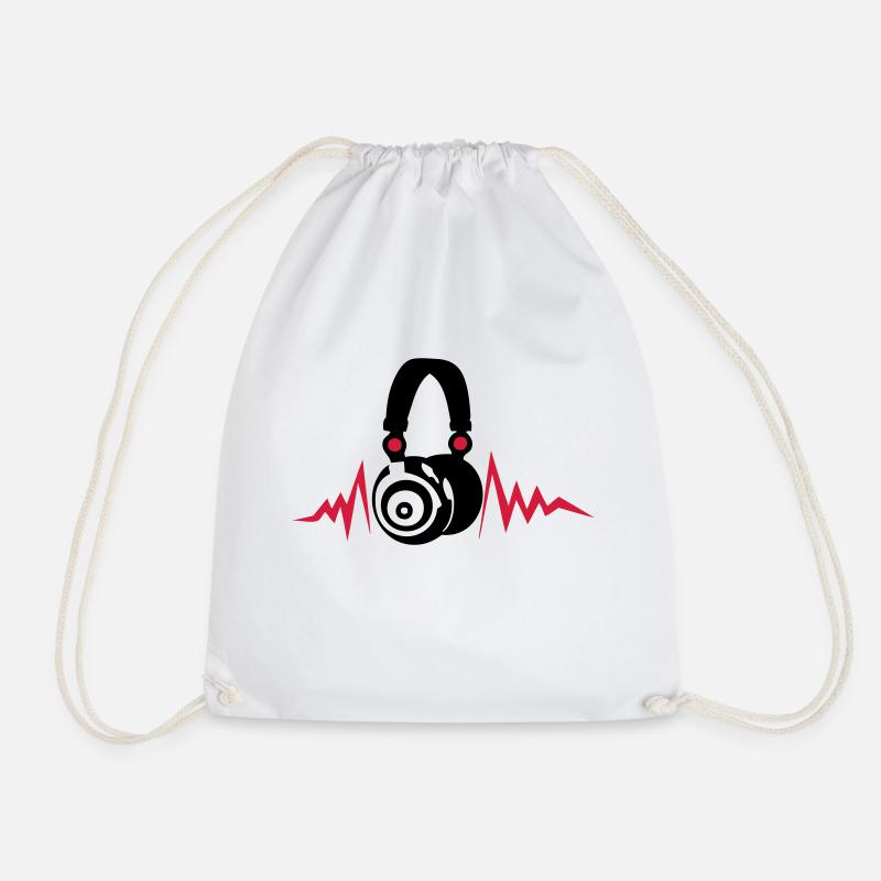 Equalizer Audio-Musik-Kopfhörer DJ zik14 - Turnbeutel - Weiß