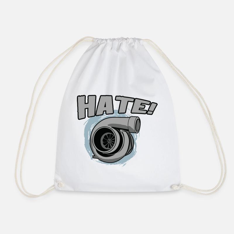 turbo - Drawstring Bag - white