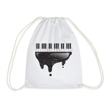 Piano vintage - Sac de sport léger - blanc - Devant