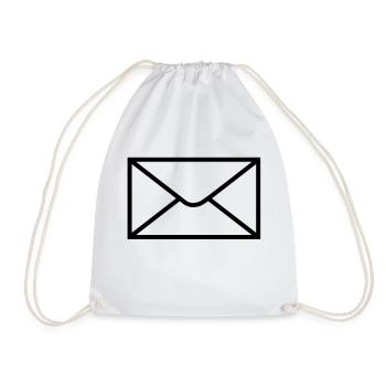 mail_post__f1 - Turnbeutel - Weiß - Vorne