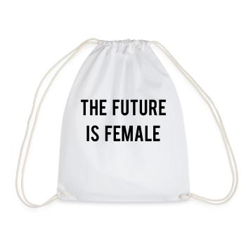 The Future is female - Drawstring Bag - white - Front