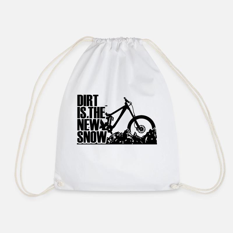 alpes_downhill us - Drawstring Bag - white