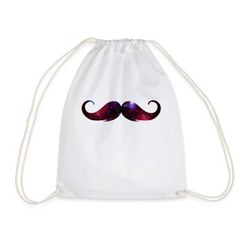 moustache universe - Turnbeutel - Weiß - Vorne