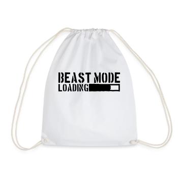 Mode chargement pouvoir de la bête - Sac de sport léger - blanc - Devant