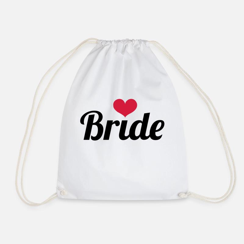 Bride - Wedding - Sac de sport léger - blanc