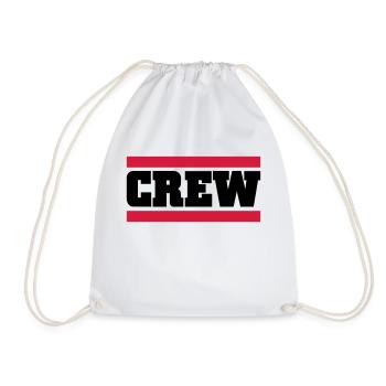 crew - Drawstring Bag - white - Front