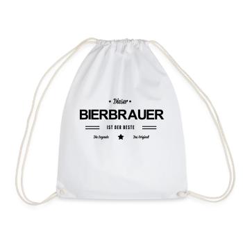 Bester Bierbrauer - Turnbeutel - Weiß - Vorne