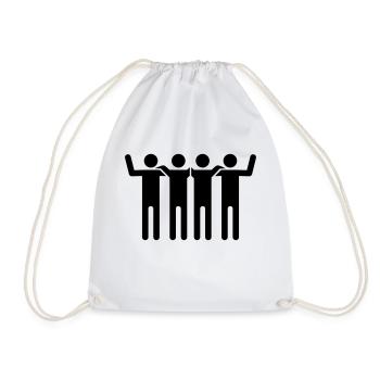 Enterrement de vie de célibataire - Sac de sport léger - blanc - Devant