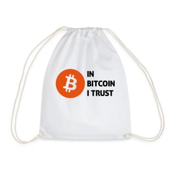 bitcoin - Turnbeutel - Weiß - Vorne