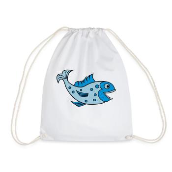 fisch - Sac de sport léger - blanc - Devant