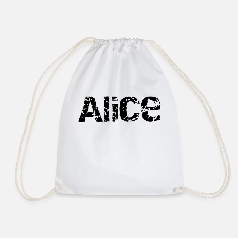 Alice - Turnbeutel - Weiß