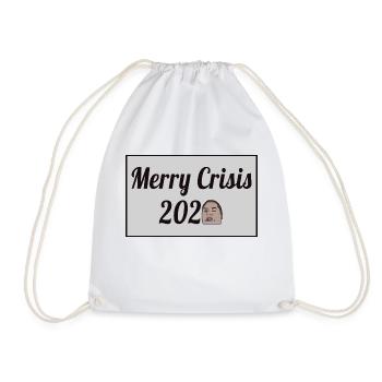 Merry Crisis 2020 - Turnbeutel - Weiß - Vorne