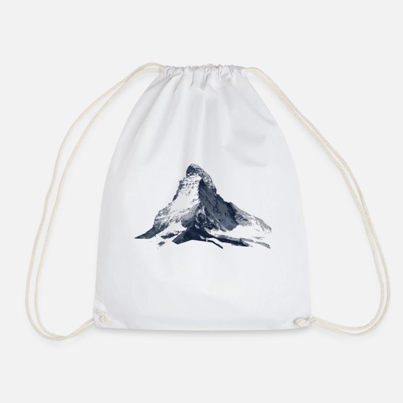 Matterhorn - Drawstring Bag - white