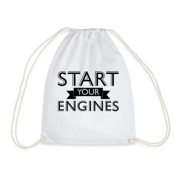 Funny Gifts for Men - Drawstring Bag - white - Front