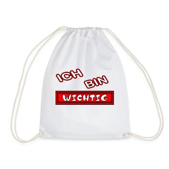 Ich bin wichtig - Turnbeutel - Weiß - Vorne