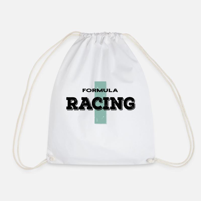 Course de Formule - Sac de sport léger - blanc