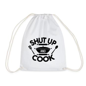 Shut Up Koch - Sac de sport léger - blanc - Devant