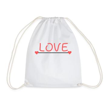 Love i love you - Sac de sport léger - blanc - Devant