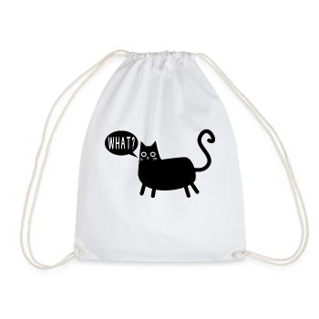 Chat Quel Chat Noir - Sac de sport léger - blanc - Devant