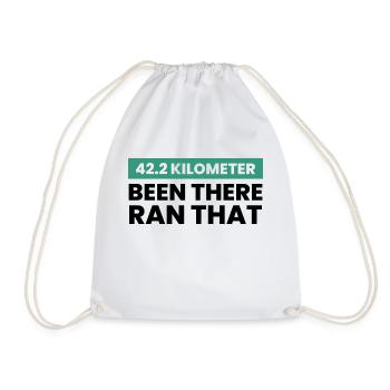 Triathlon Marathon - Drawstring Bag - white - Front