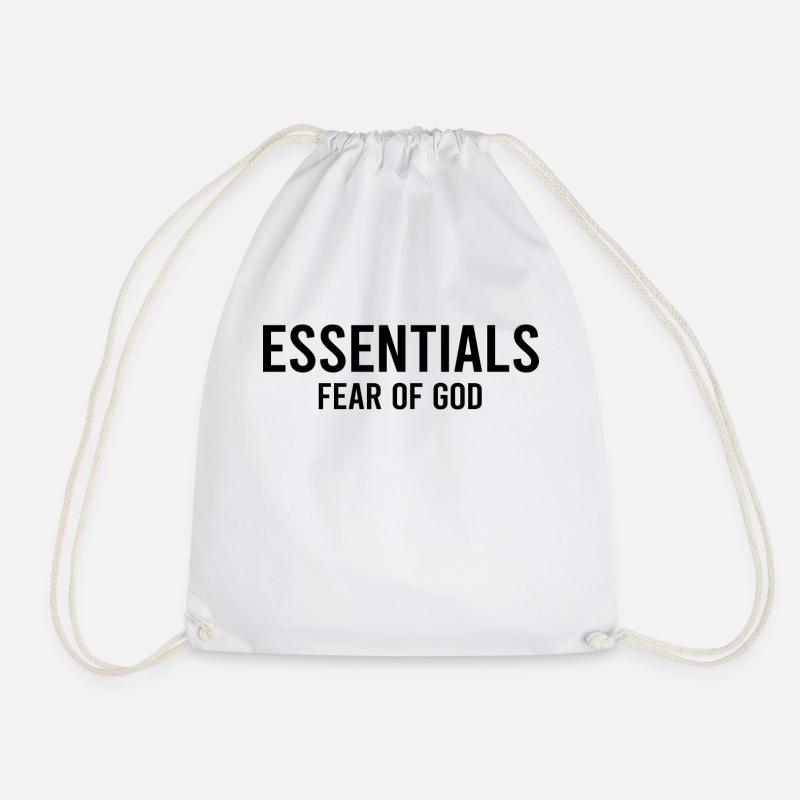 Fear Of God Essentials - Drawstring Bag - white