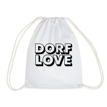 dorflove - die einzige Dorfliebe - Turnbeutel - Weiß - Vorne