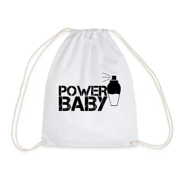 Bébé Puissance - Sac de sport léger - blanc - Devant