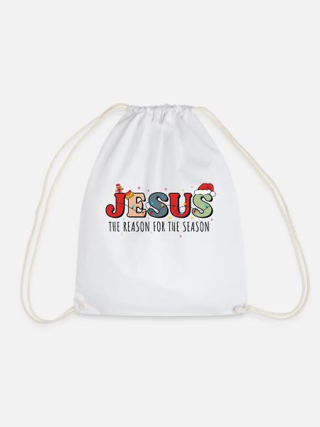 Jesus Christus Christmas reason for the season - Turnbeutel - Weiß