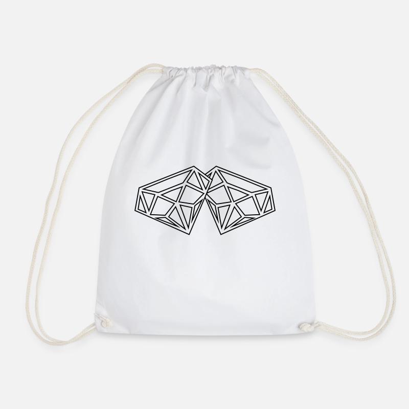 Diamants - Sac de sport léger - blanc