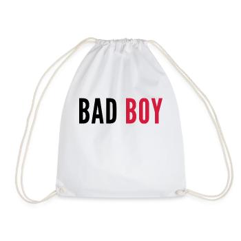 Bad boy / mauvais garçon - Sac de sport léger - blanc - Devant