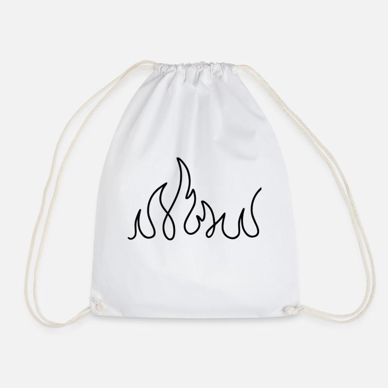 Feu illustration - Sac de sport léger - blanc