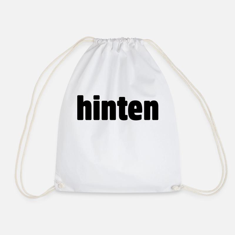 .hinten - Turnbeutel - Weiß