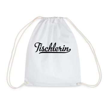 Tischlerin - Turnbeutel - Weiß - Vorne
