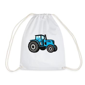 Tracteur Big Blue - Sac de sport léger - blanc - Devant