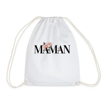 idee cadeau maman fete des meres anniversaire - Sac de sport léger - blanc - Devant