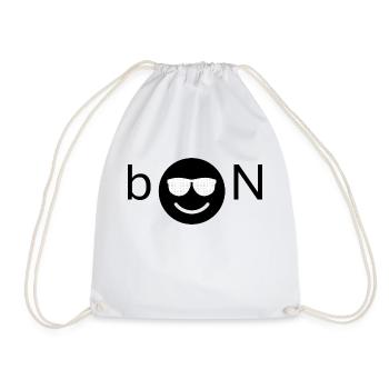 booN - Noob: Zeige deinen Humor! - Turnbeutel - Weiß - Vorne