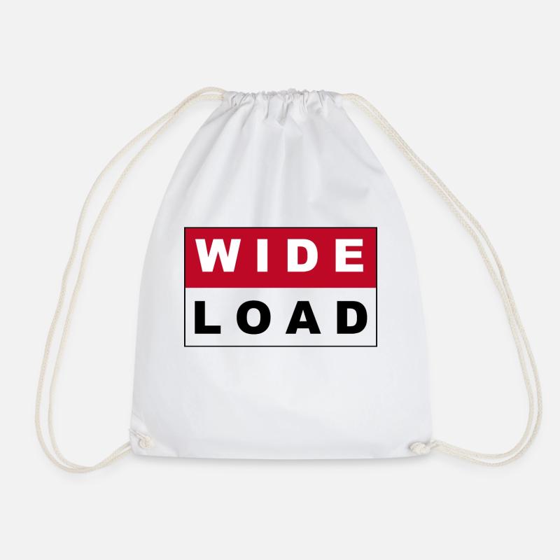 WIDE LOAD - Turnbeutel - Weiß