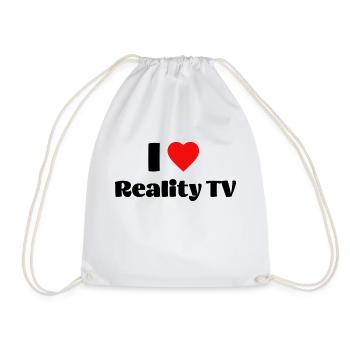 I Love Reality TV - Turnbeutel - Weiß - Vorne