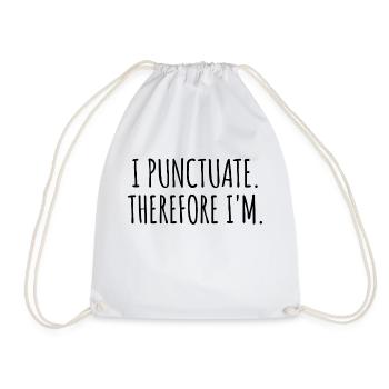 Sarcasme pour les fans de grammaire - Sac de sport léger - blanc - Devant