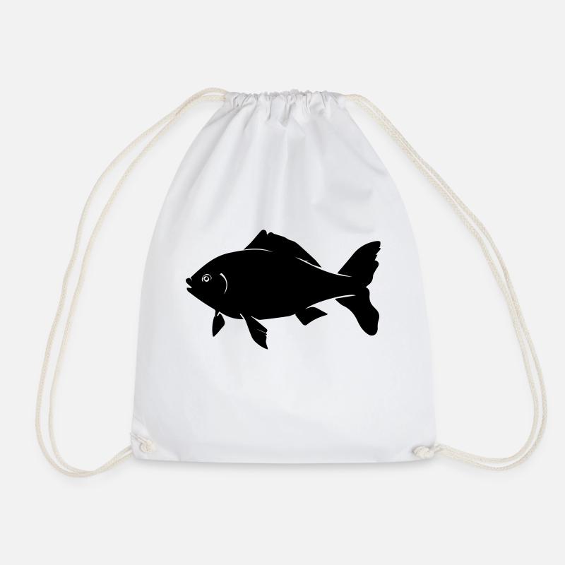 fish - Turnbeutel - Weiß