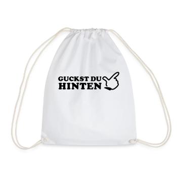 Dire - vous regardez en arrière - je suis de - Sac de sport léger - blanc - Devant