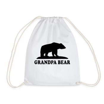 GRANDPA BEAR - Turnbeutel - Weiß - Vorne
