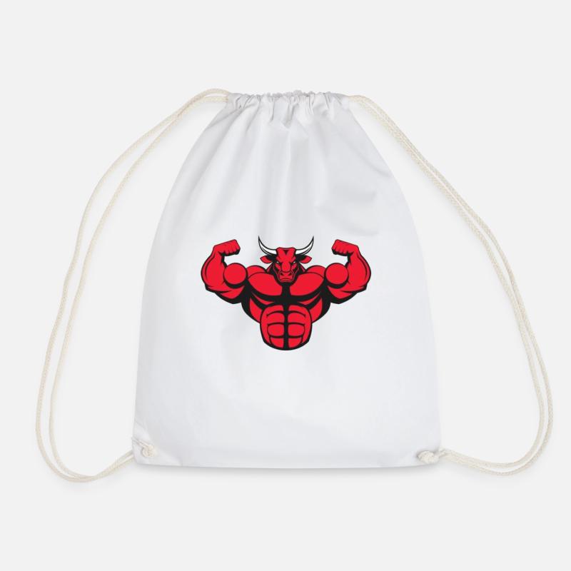 Taureau - Sac de sport léger - blanc