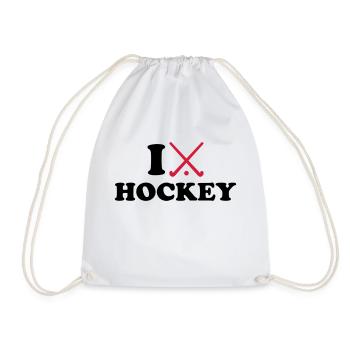 Hockey - Turnbeutel - Weiß - Vorne