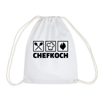 Chefkoch - Turnbeutel - Weiß - Vorne