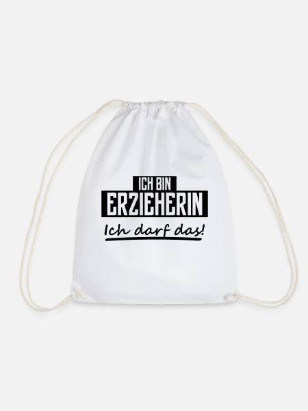 ich bin erzieherin - Turnbeutel - Weiß