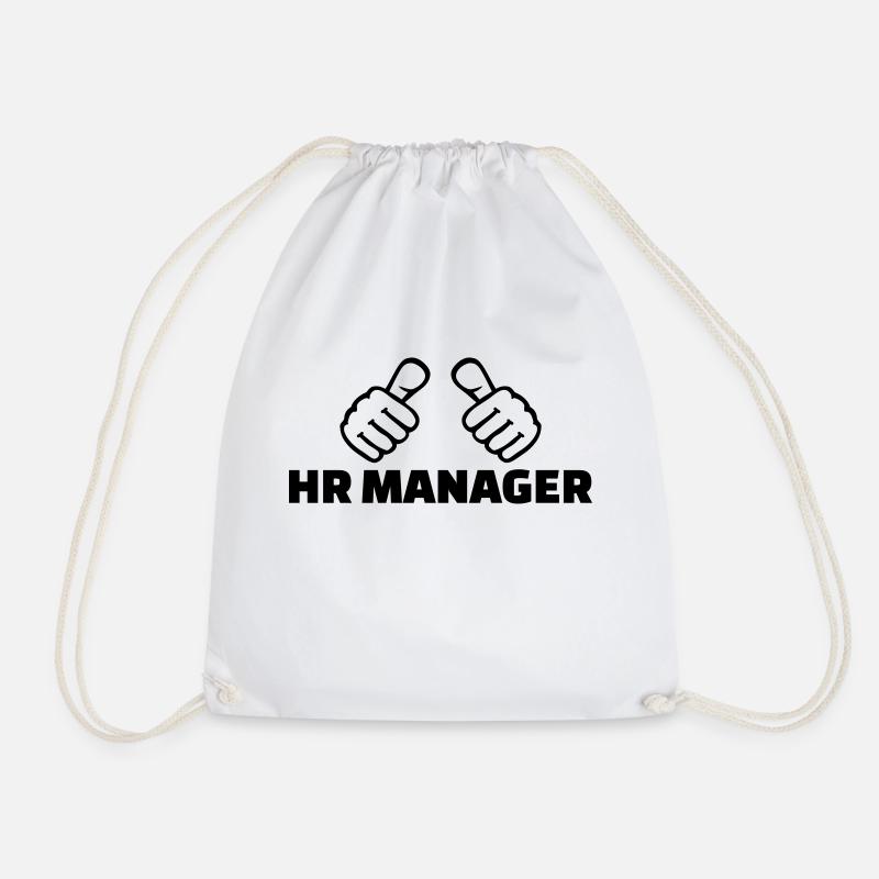 HR Manager - Drawstring Bag - white