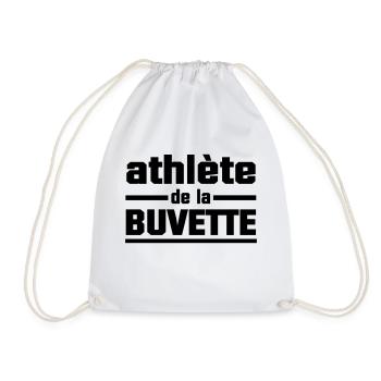 ATHLETE BUVETTE - Sac de sport léger - blanc - Devant